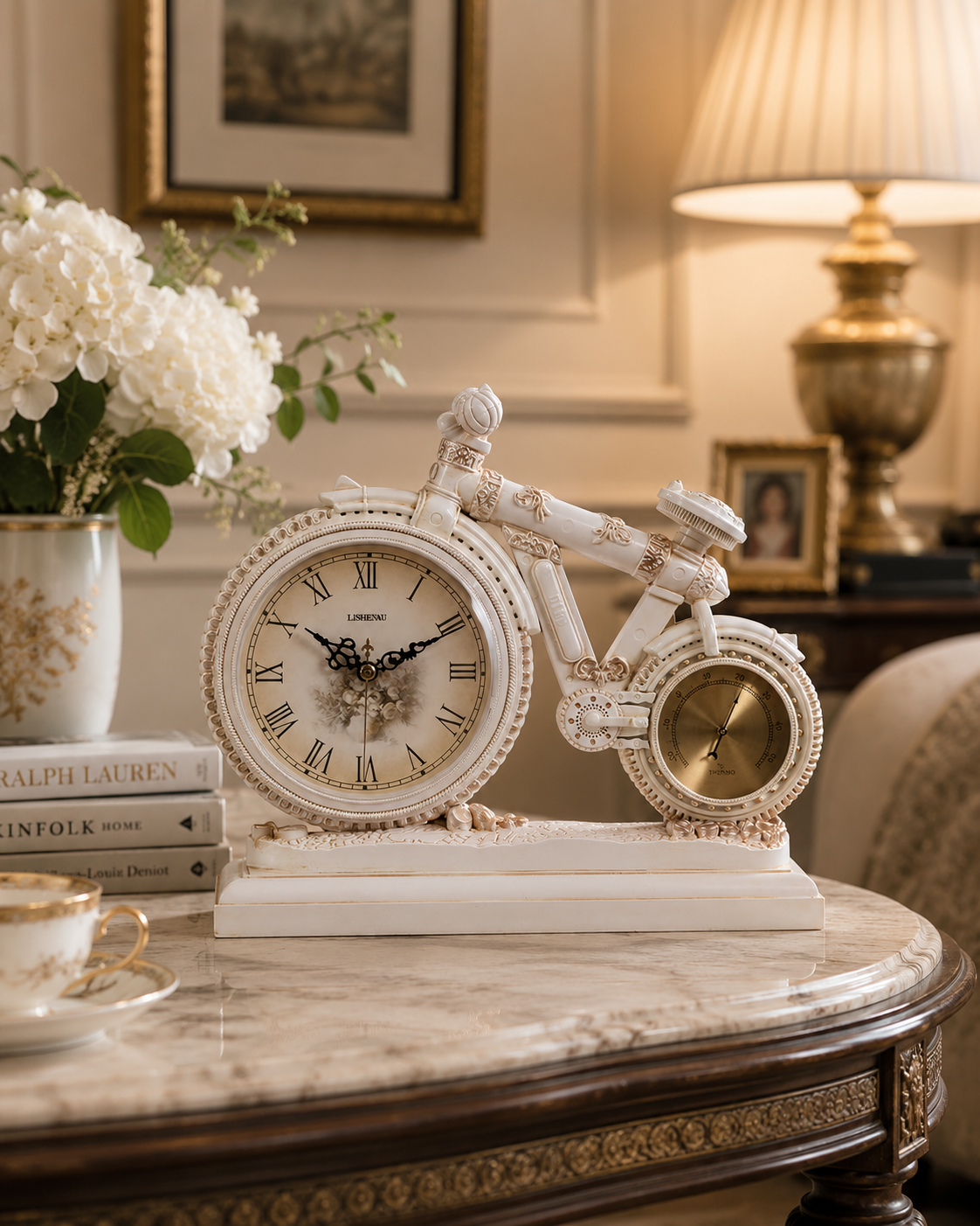 The Époque Bicycle Atelier™ Clock A Timeless Accent Inspired by European Elegance