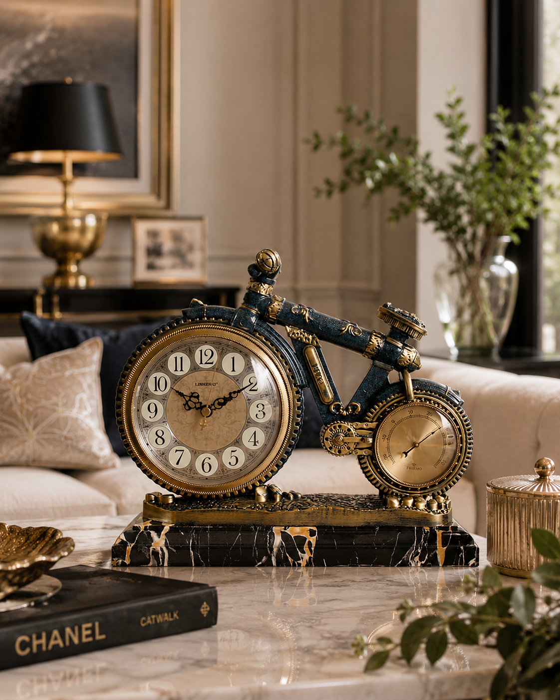 The Époque Bicycle Atelier™ Clock A Timeless Accent Inspired by European Elegance