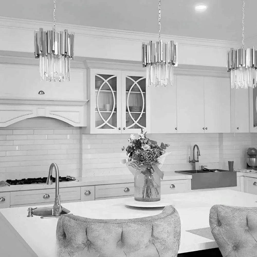 Chrome/Gold Kitchen Lights LED Chandeliers - Julia M LifeStyles