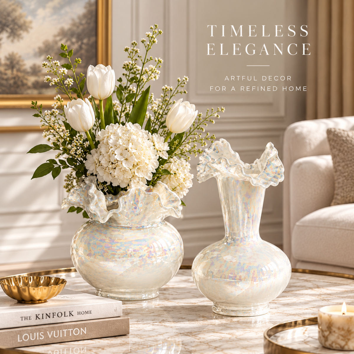 Luma Modern Ceramic Decorative Vase