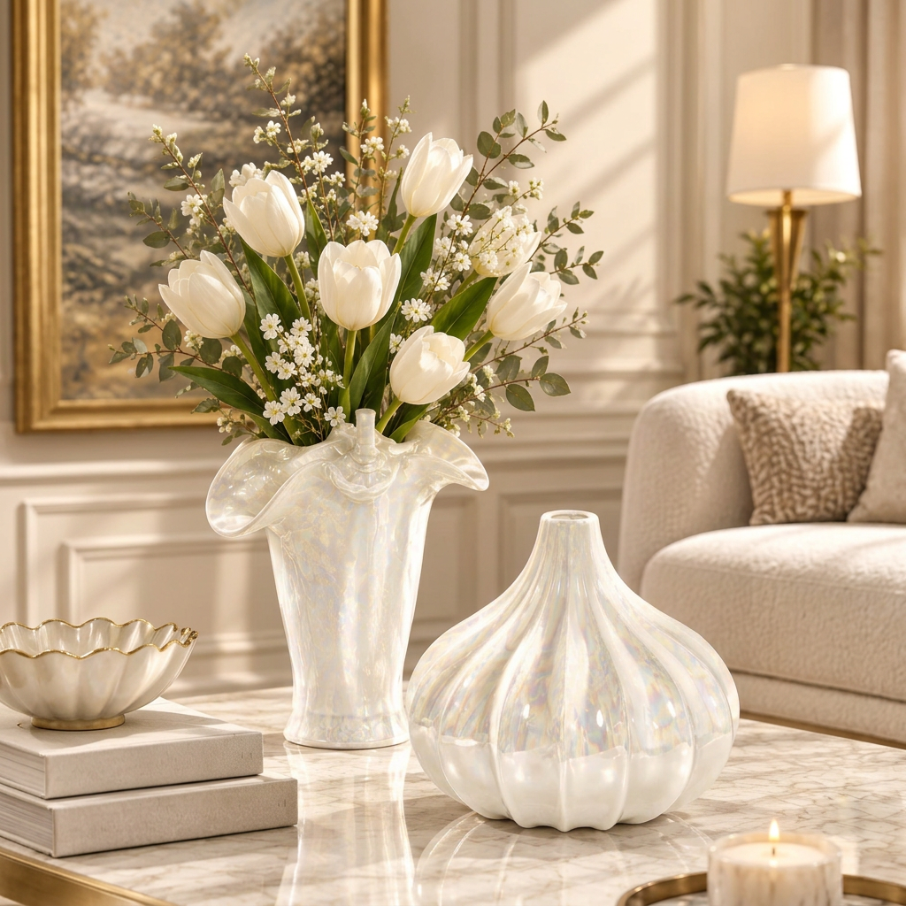 Luma Modern Ceramic Decorative Vase
