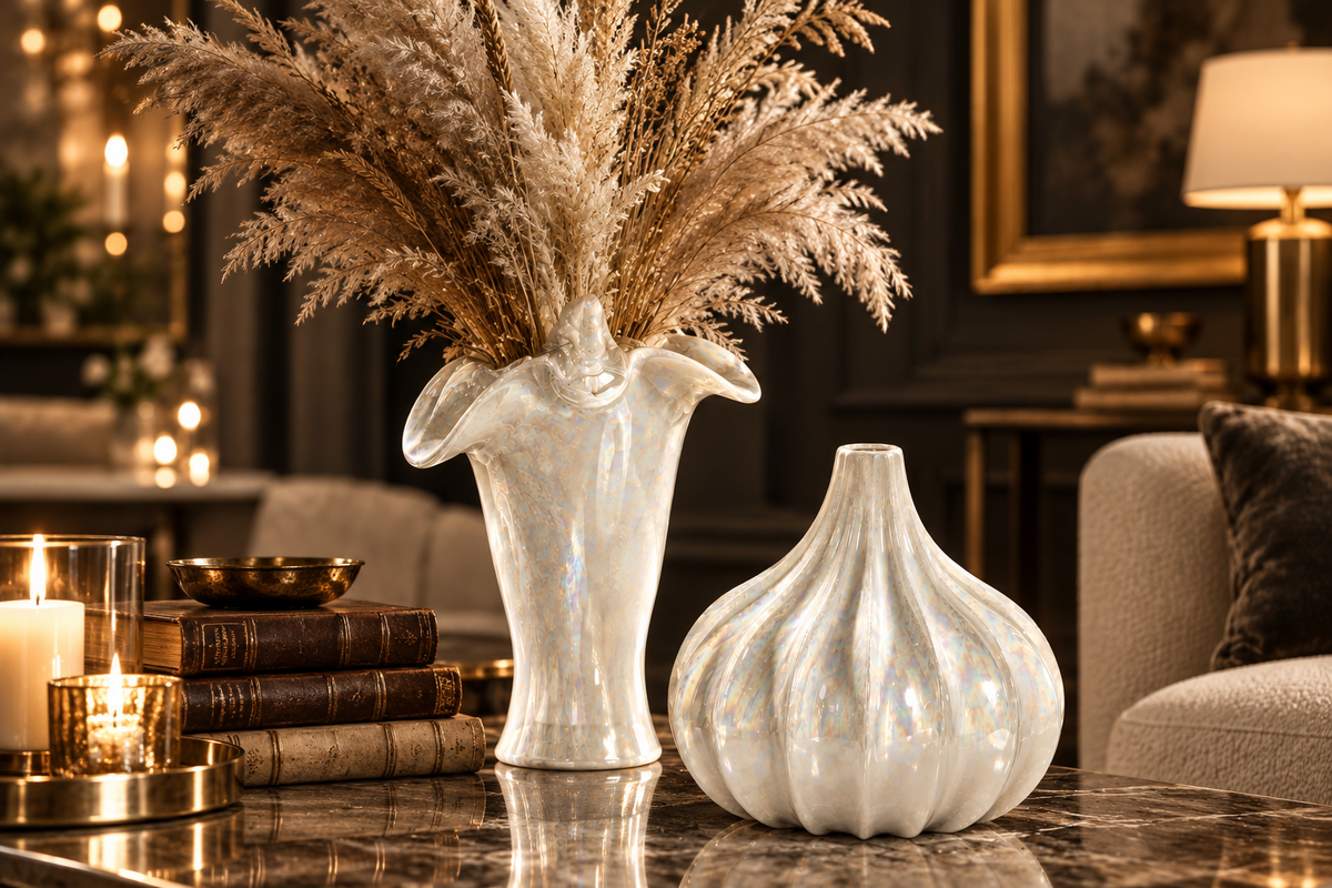 Luma Modern Ceramic Decorative Vase
