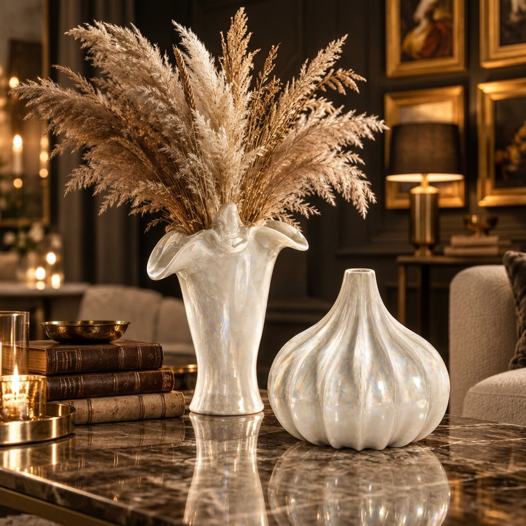 Luma Modern Ceramic Decorative Vase
