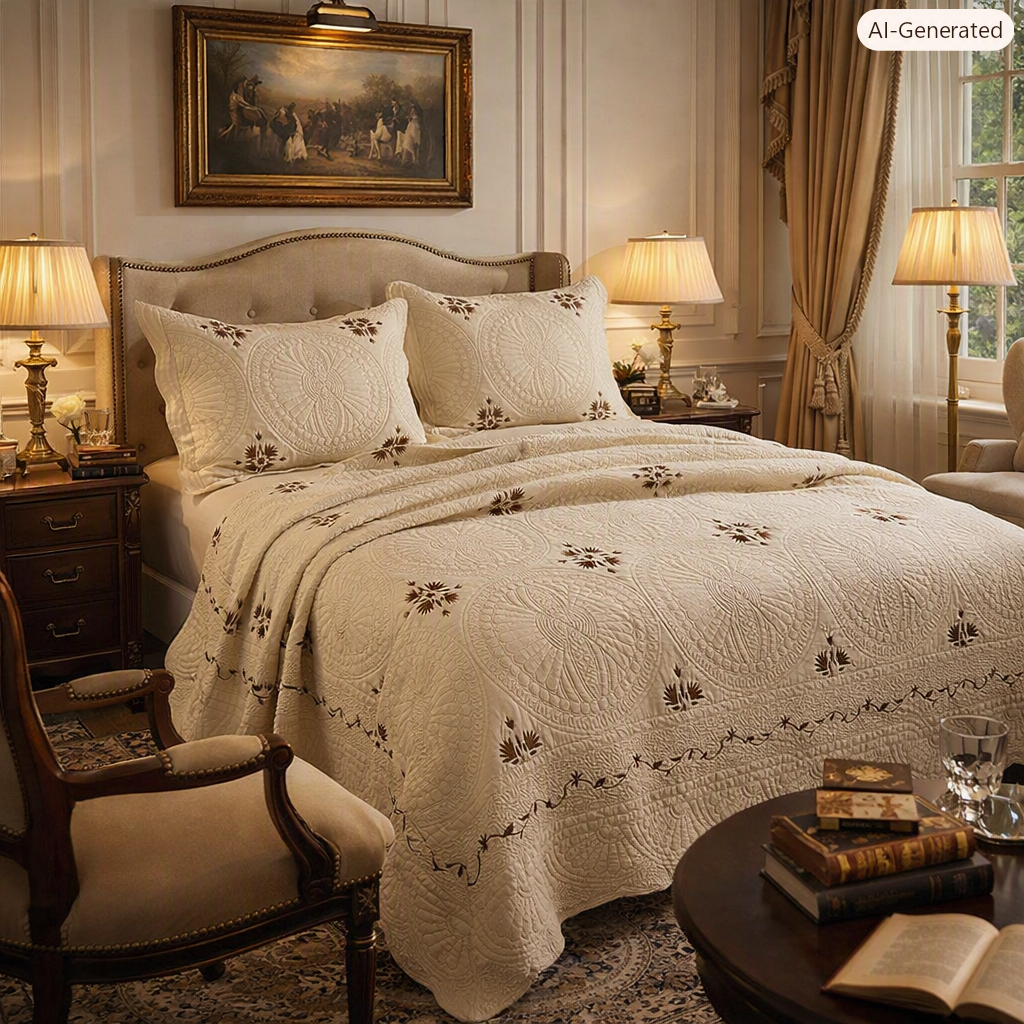 The Beaumont Heirloom™ Quilted Coverlet Set