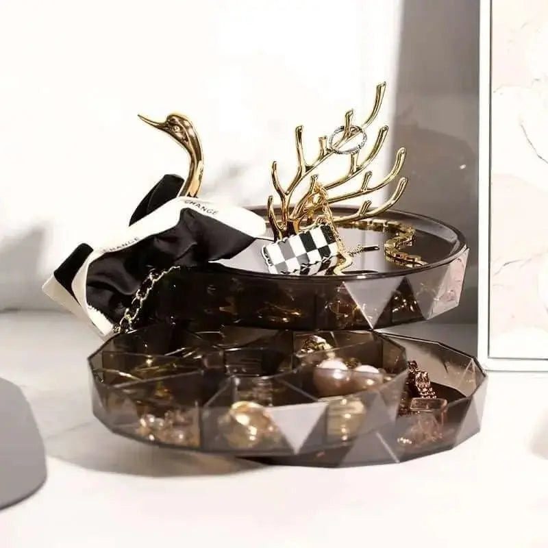Creative 3 Layers Swan Jewelry Organizer Display - Julia M LifeStyles
