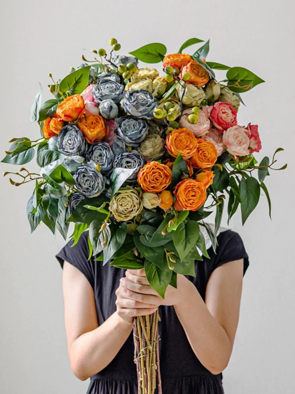 Cuddly Culvert Artificial Rose Bouquet for Elegant Home Décor - Julia M LifeStyles