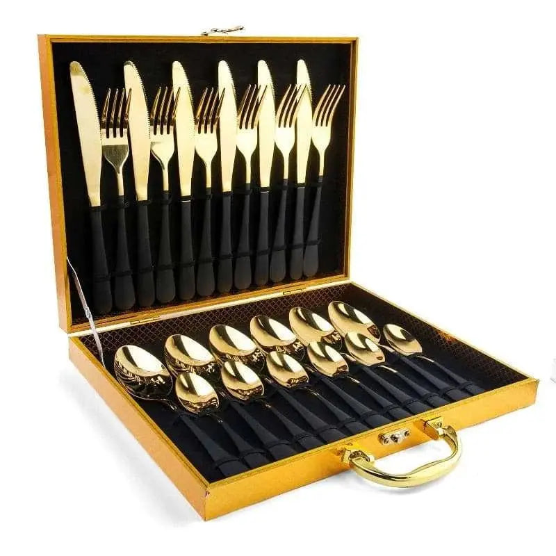 Cutlery Set Western Spoon Fork Knife Set - Home & Restaurant Tableware - Julia M LifeStyles
