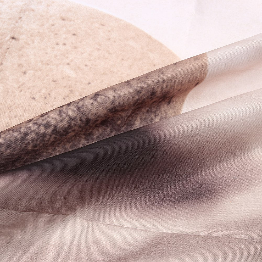 Bathroom Shower Curtain Bathroom Decoration Waterproof Sand&Stone Printed Pattern - Julia M LifeStyles