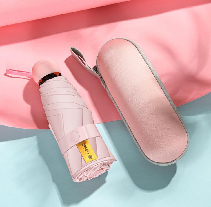 Small UV Protect Umbrella Mini Pocket 5 Folding Sun Rain Umbrella Waterproof Portable Travel Men Women Umbrella - Julia M LifeStyles