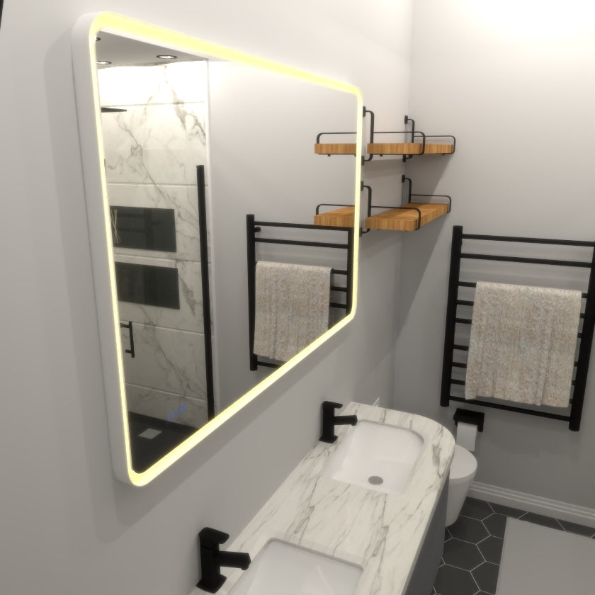 BATHROOM LED MIRROR Julia M Home & Kitchen