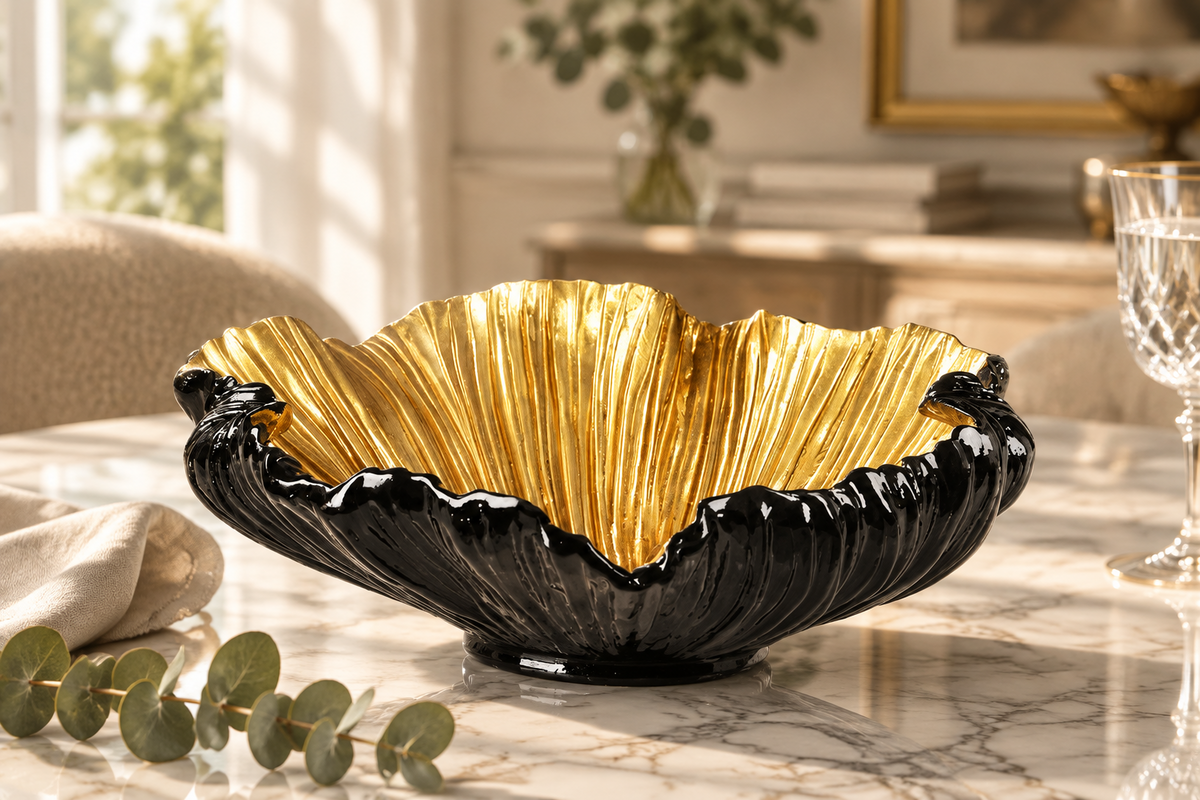 Ocean-Inspired Sculptural Serving Dish