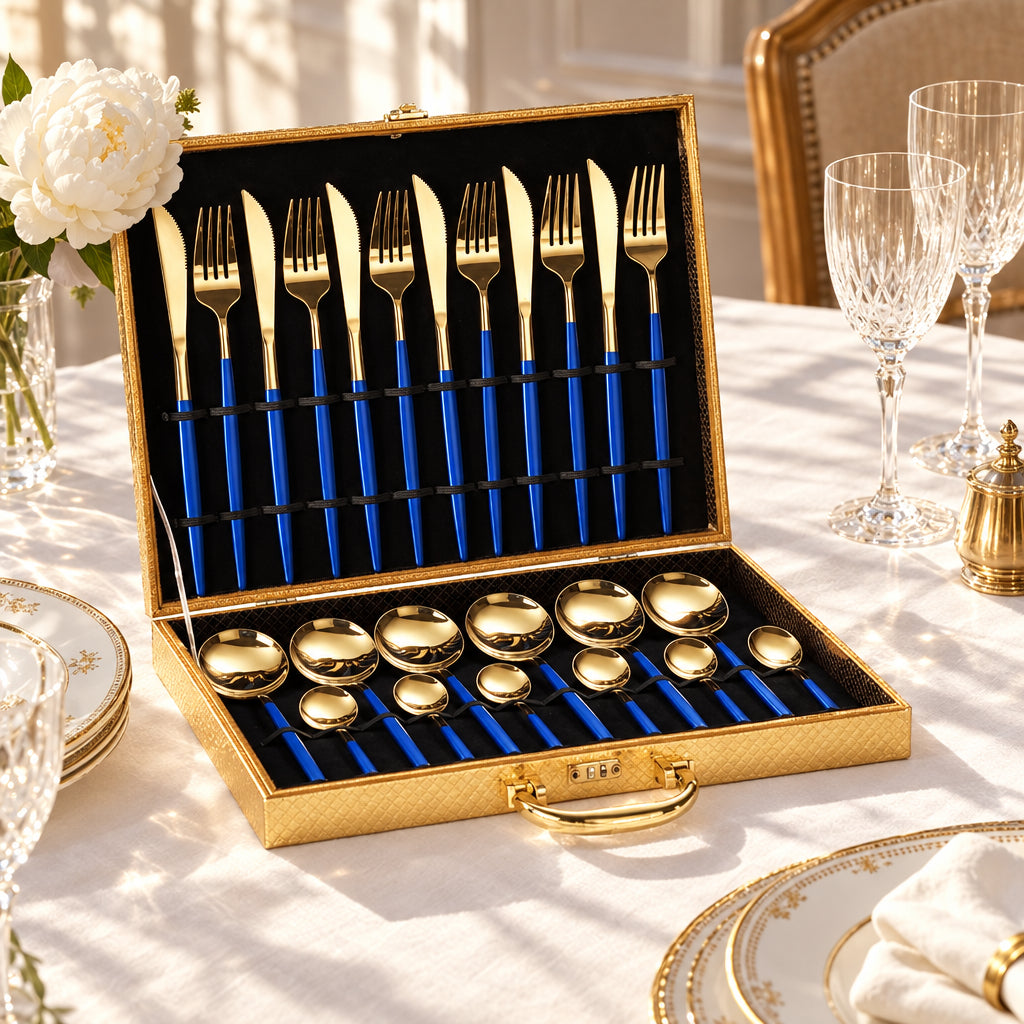 Palette 24-Piece Stainless Steel Flatware Set