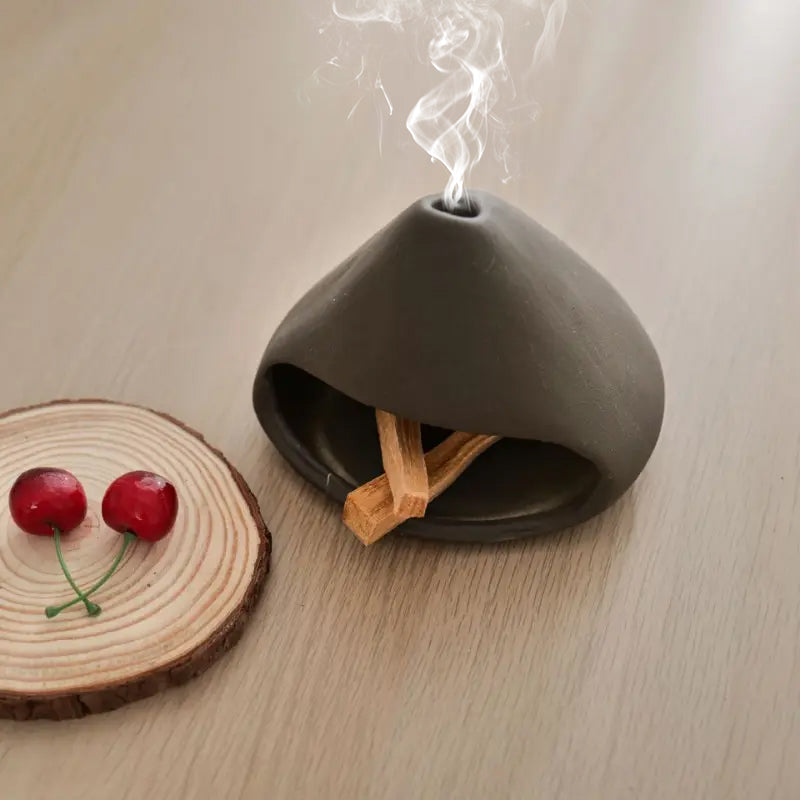Handcrafted Ceramic Palo Santo and Sage Holder - A Practical Incense Burner and Scent Stand for Home Decor - Julia M LifeStyles