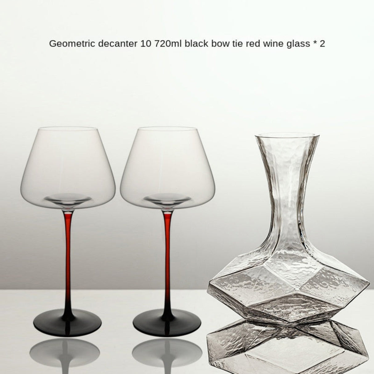 Cube Wine Decanter | Geometric Glass Decanter