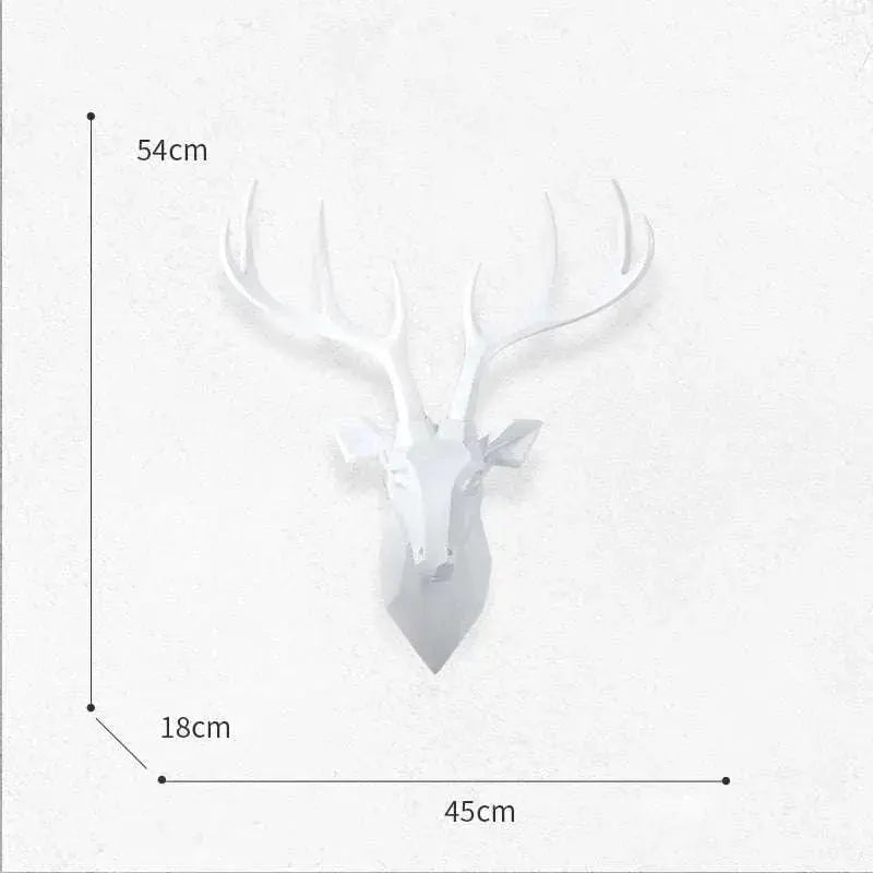 Deer Head Wall Sculpture - Julia M LifeStyles