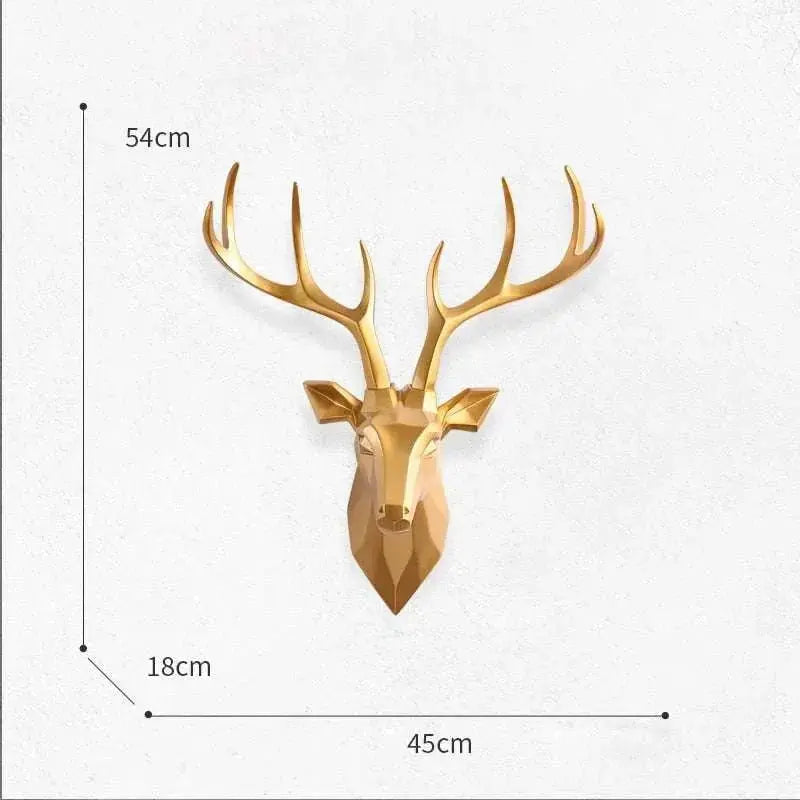 Deer Head Wall Sculpture - Julia M LifeStyles