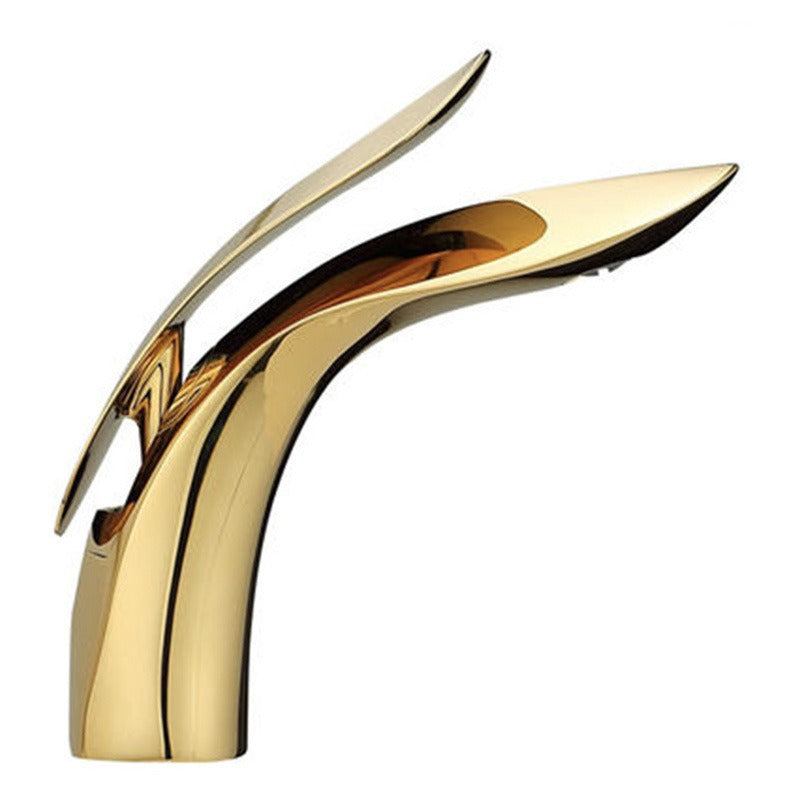 Brass internet celebrity rose gold creative personalized washbasin bathroom washbasin hot and cold - Julia M LifeStyles