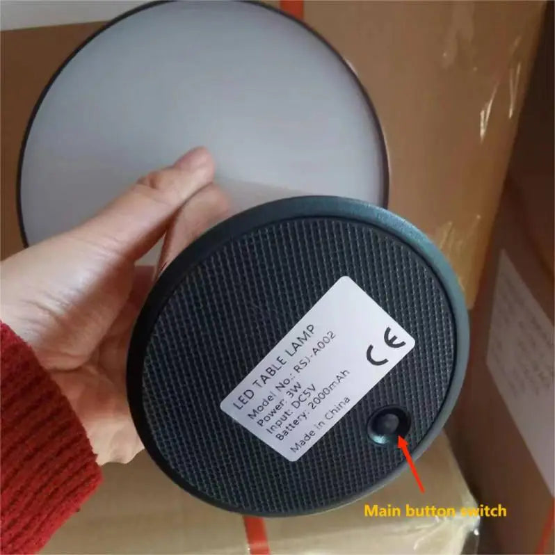 New rechargeable touch mushroom table lamp creative bedside eye protection table lamp restaurant bar atmosphere table lamp Julia M Home & Kitchen