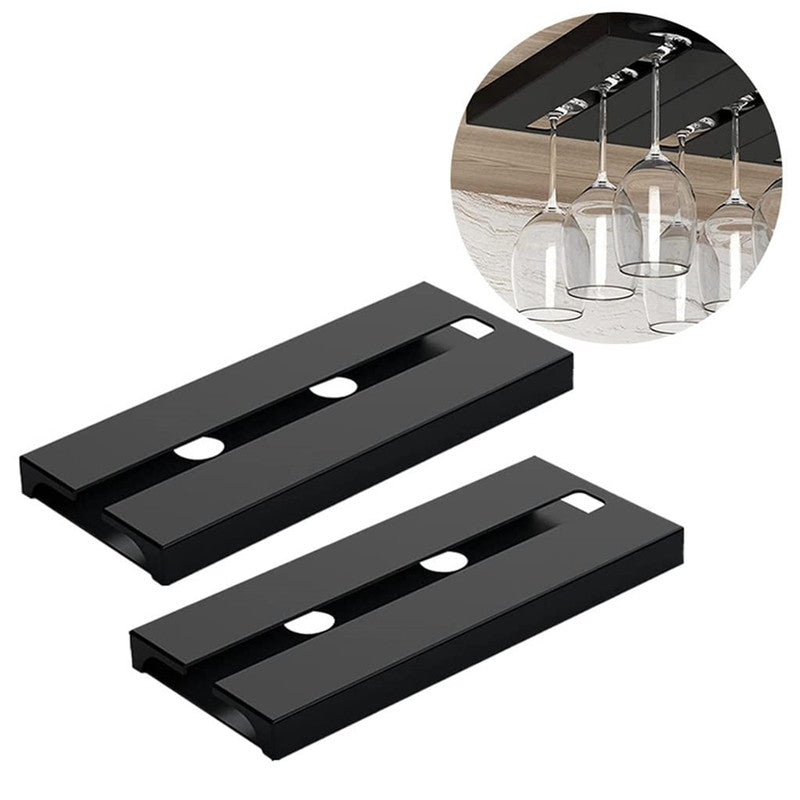 European Style Punch-Free Wine Glass Hanging Rack Julia M Home & Kitchen