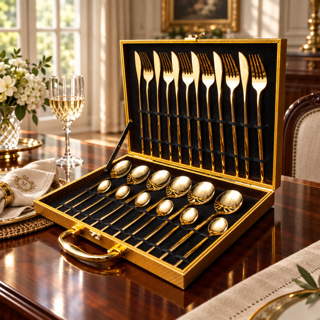 Palette 24-Piece Stainless Steel Flatware Set