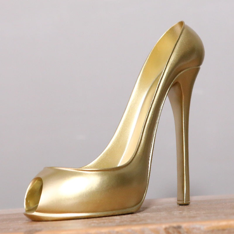 Creative high-heeled shoes, wine rack decorations, European style wine racks, home decor, wine cabinet accessories, wine rack resin eprolo