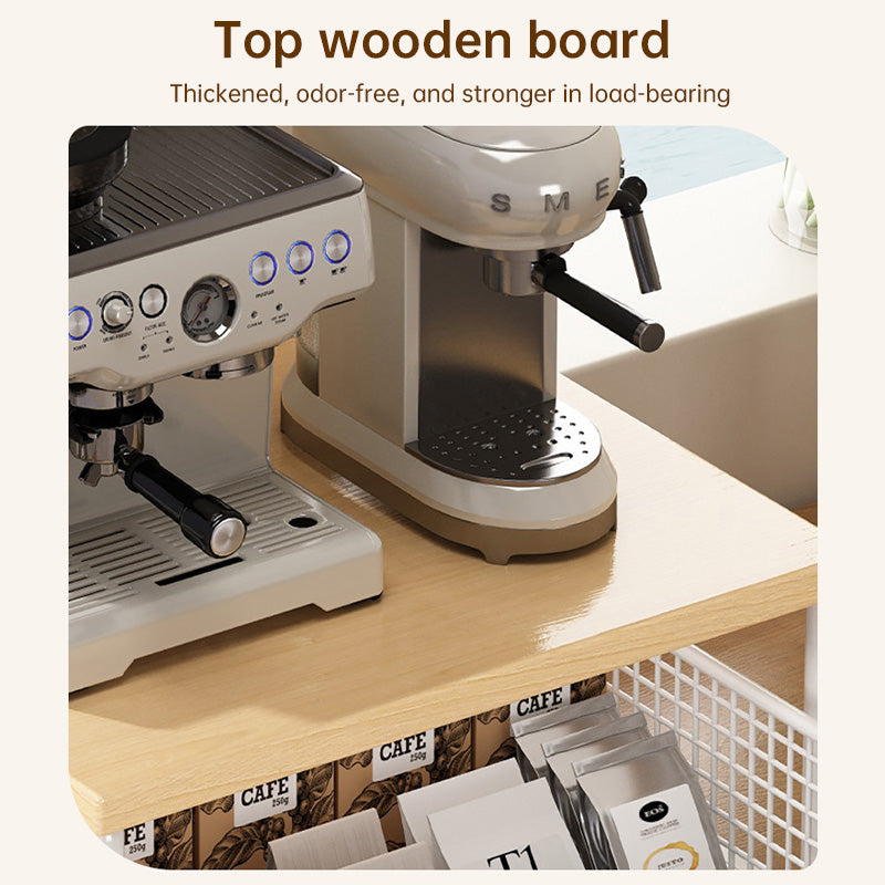 Modern Kitchen Microwave Shelf – Space-Saving Countertop Storage for Appliances, Elegant Design eprolo