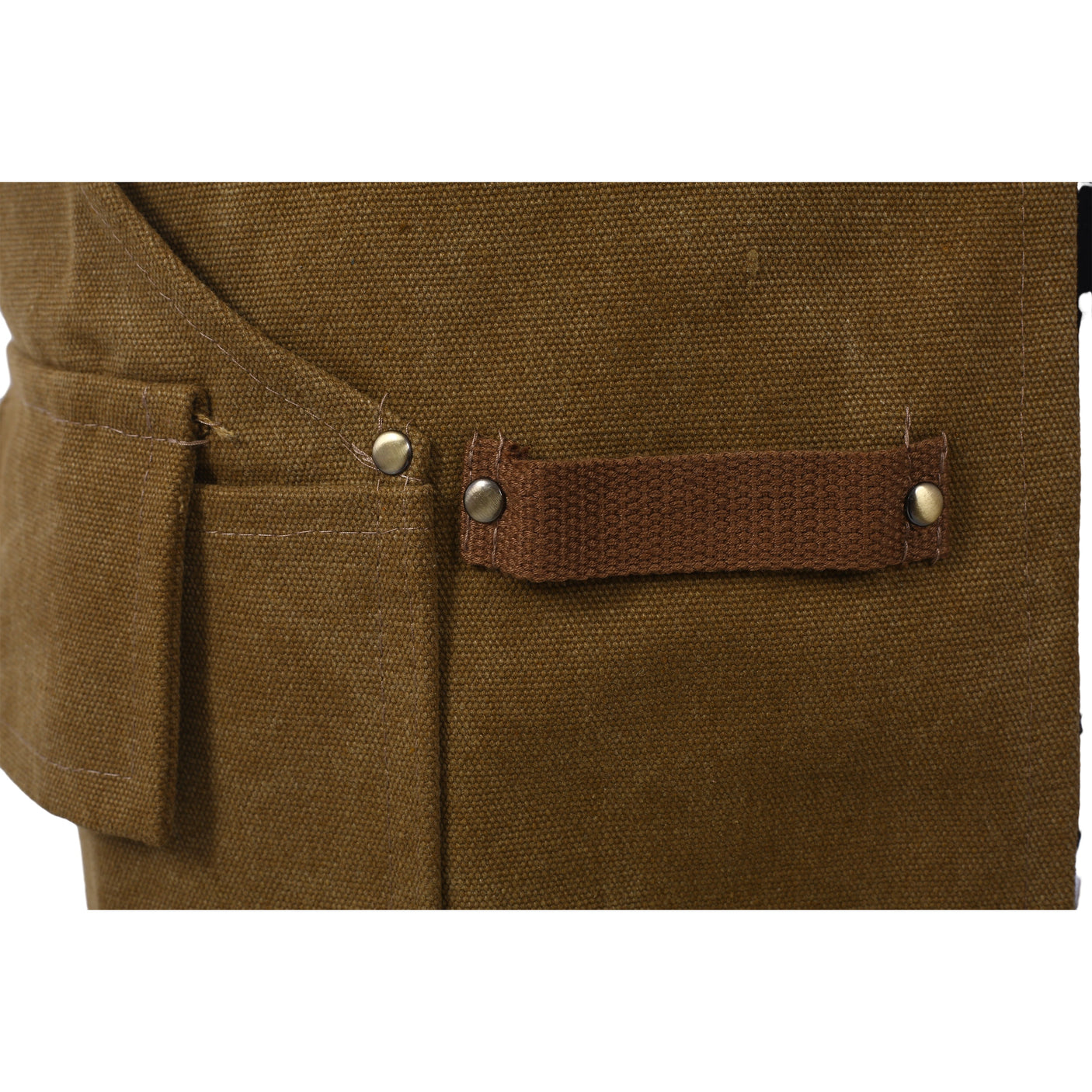 Long heavy-duty canvas tool apron, carpenter apron, carpenter 16 ounces, fully adjustable, no need for waxing eprolo