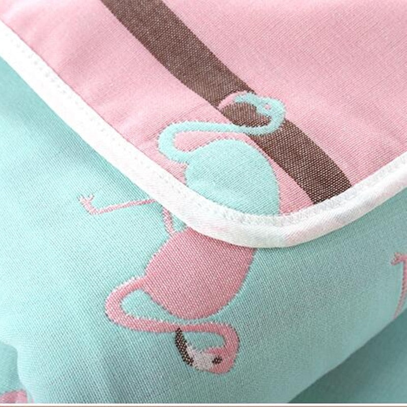 Baby Blankets Newborn Muslin Cotton 6 Layers Thick Swaddle Kids Receiving Blankets Children Cover Bedding eprolo