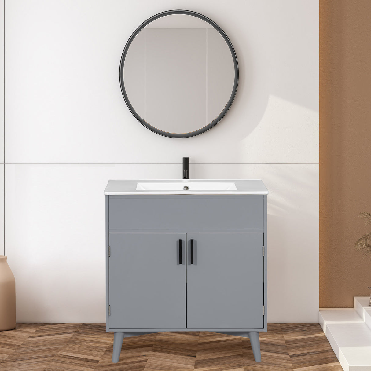 Bathroom vanity Set with Sink, Combo Cabinet, Bathroom Storage Cabinet - Julia M LifeStyles