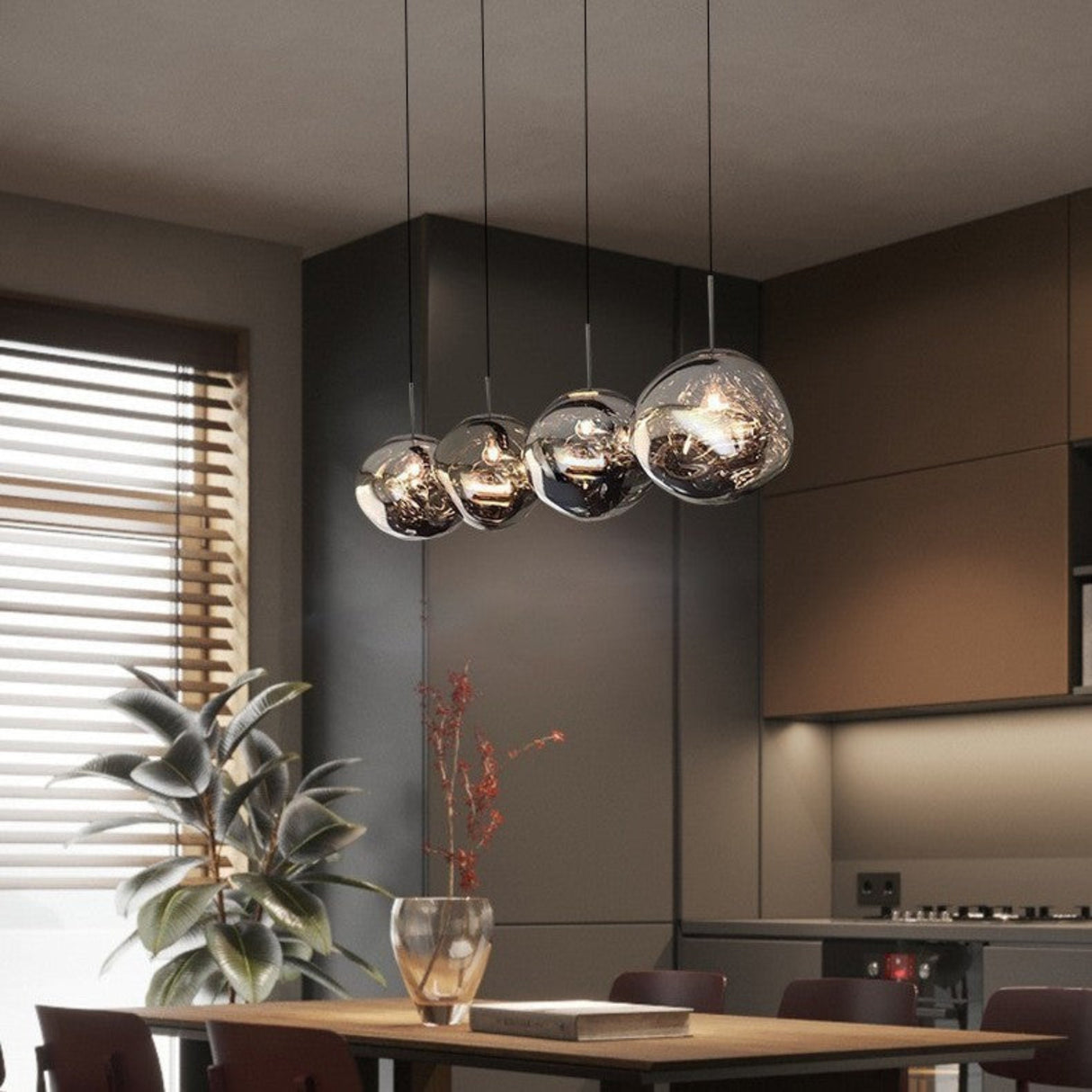 Restaurant Pendant Light Villa Loft Duplex Atrium Staircase Long Line Light Luxury Acrylic Living Room Pendant Light eprolo