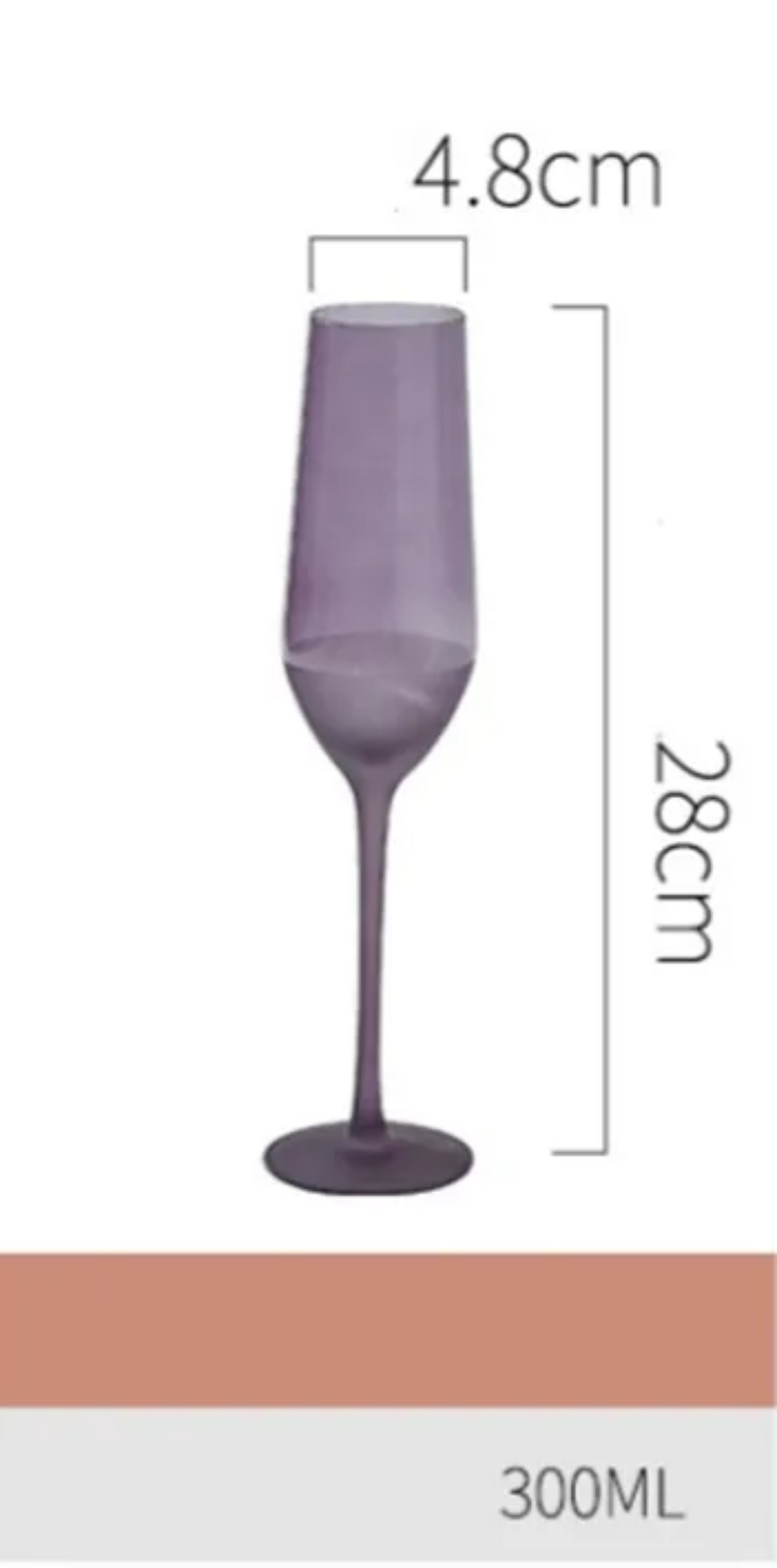 Purple Frosted Glass Wine Goblet: Elegant Champagne Cup Julia M Home & Kitchen