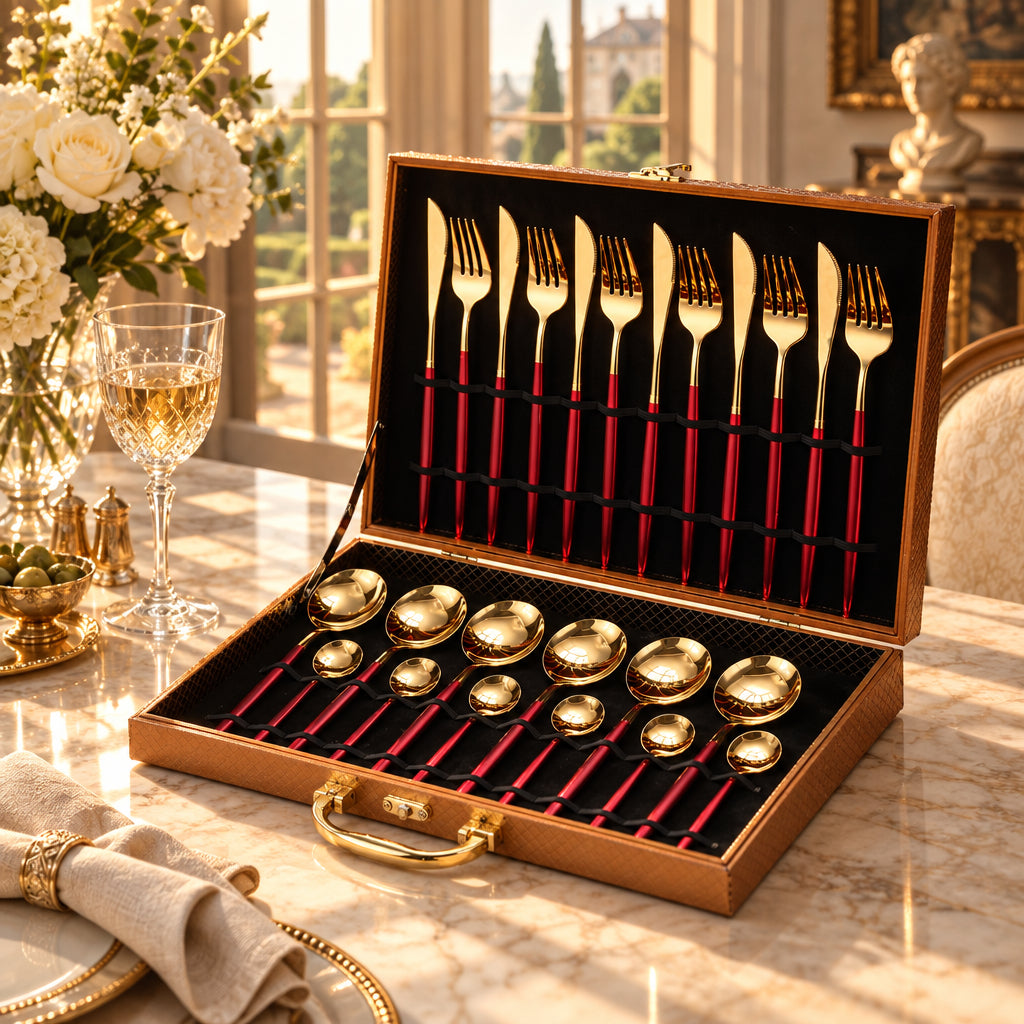Palette 24-Piece Stainless Steel Flatware Set