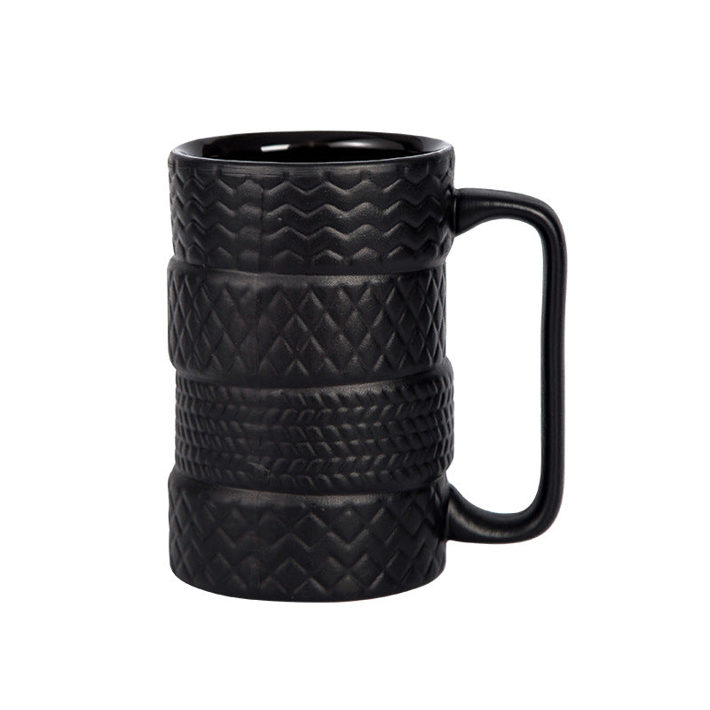 Creative Ceramic Mug Tire Shape Mug Cup Julia M Home & Kitchen