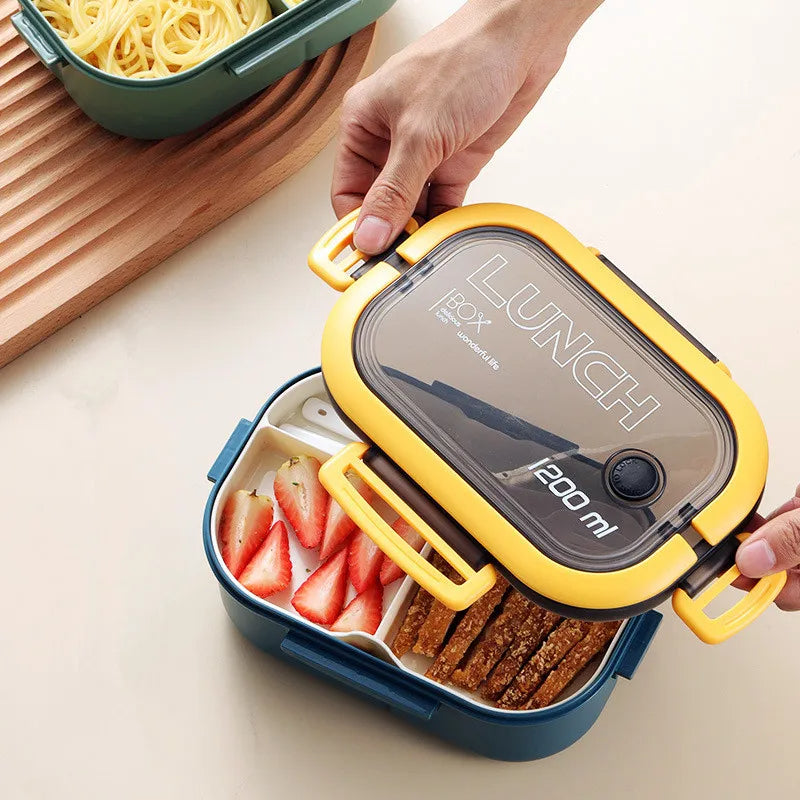 Lunch Box For Kids Compartments Microwae Bento Lunchbox Children Kid School Outdoor Camping Picnic Food Container Portable - Julia M LifeStyles