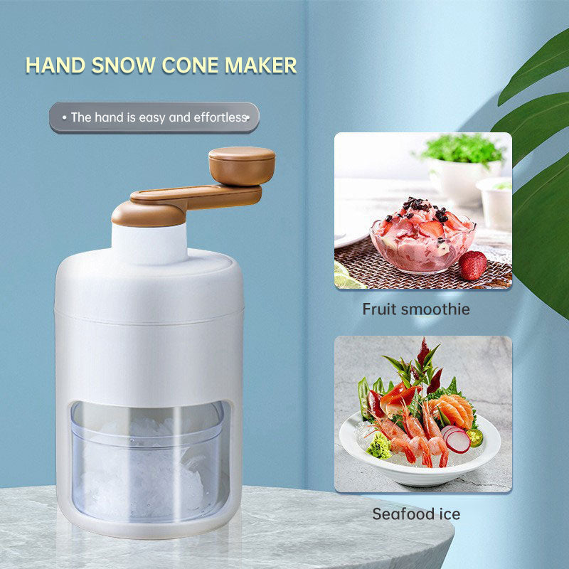 Shaved Ice Household Manual Shaved Ice Plow Ice Breaker Hand Made Ice Sand Hail Ice Breaker Refrigerator Freezing Ice Box Julia M Home & Kitchen
