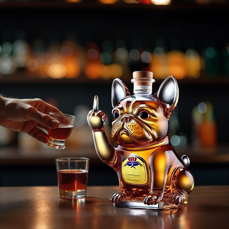 10Oz Funny Middle Finger Duck/Turtle/Dog Whisky Glass Decanter – Bar/Office/Home Decor. Julia M Home & Kitchen