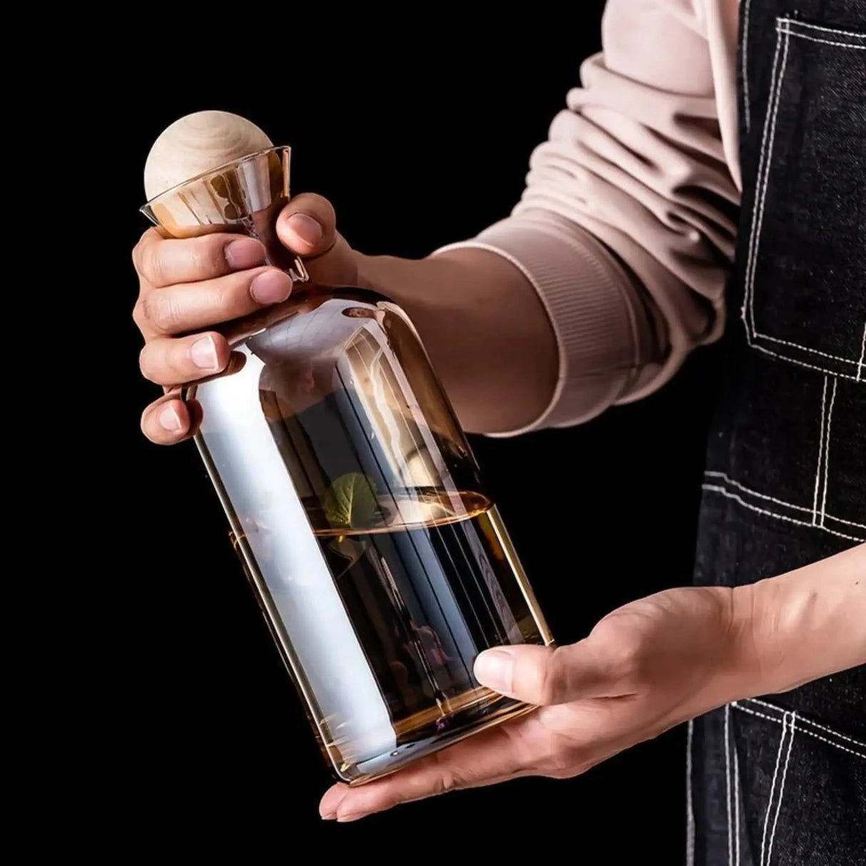 Eco-Friendly Glass Drinkware Set with Stylish Bottle & 4 Cups - Julia M LifeStyles