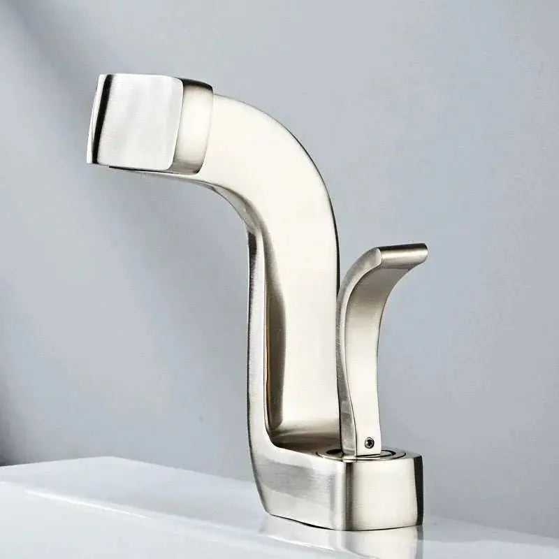 Eco-Friendly Gold and White Single Handle Faucet - Julia M LifeStyles