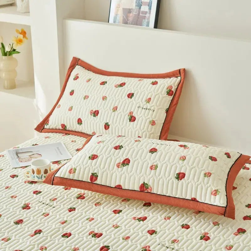 Elegant Beige Floral Reversible Quilt Set - Twin/Queen Size Julia M LifeStyles