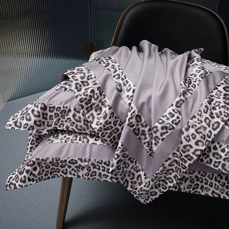 Elegant Geometric 4-Piece Pima Cotton Bed Sheet Set Julia M Home & Kitchen