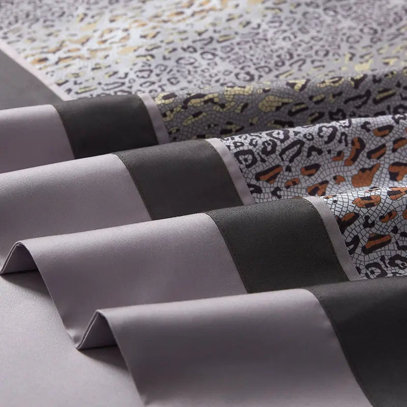 Elegant Geometric 4-Piece Pima Cotton Bed Sheet Set Julia M Home & Kitchen