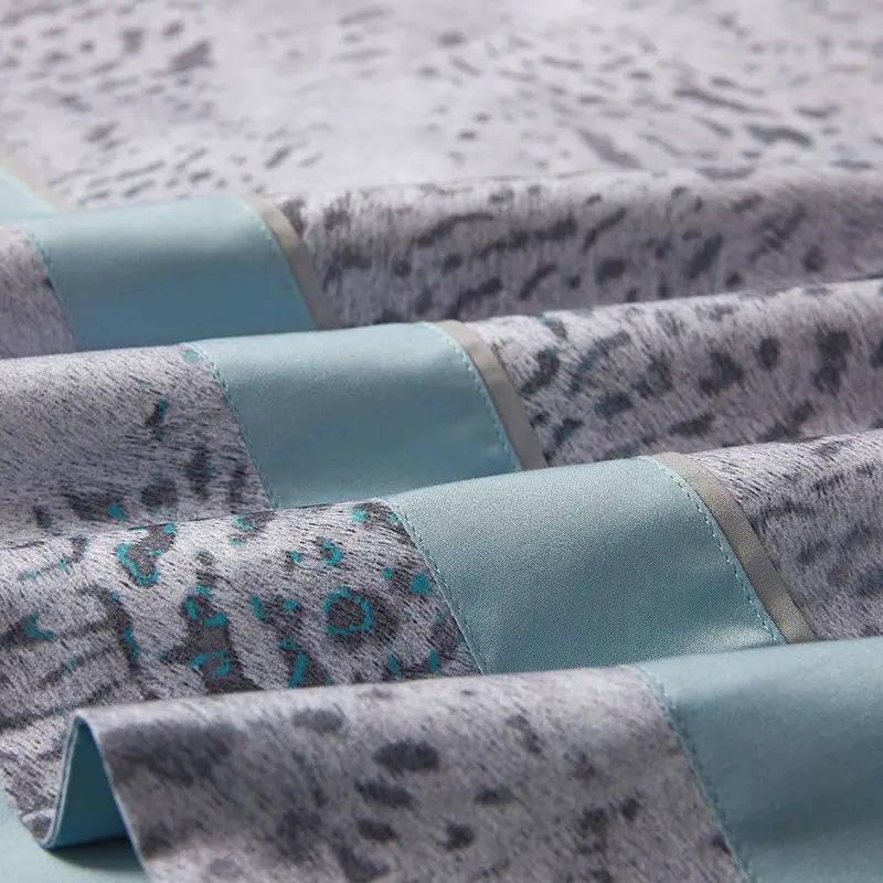 Elegant Geometric 4-Piece Pima Cotton Bed Sheet Set Julia M Home & Kitchen