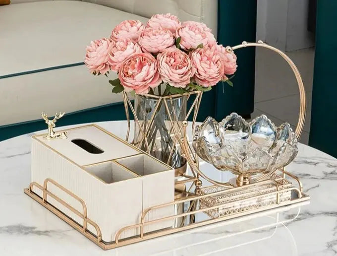 Elegant Multi-Functional Leather Tissue Box for Stylish Living Spaces - Julia M LifeStyles