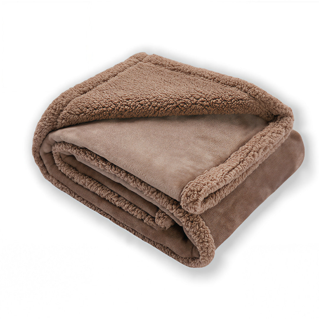 Waterproof Sherpa Fleece Blanket Pad - Plush & Cozy Comfort - Julia M LifeStyles