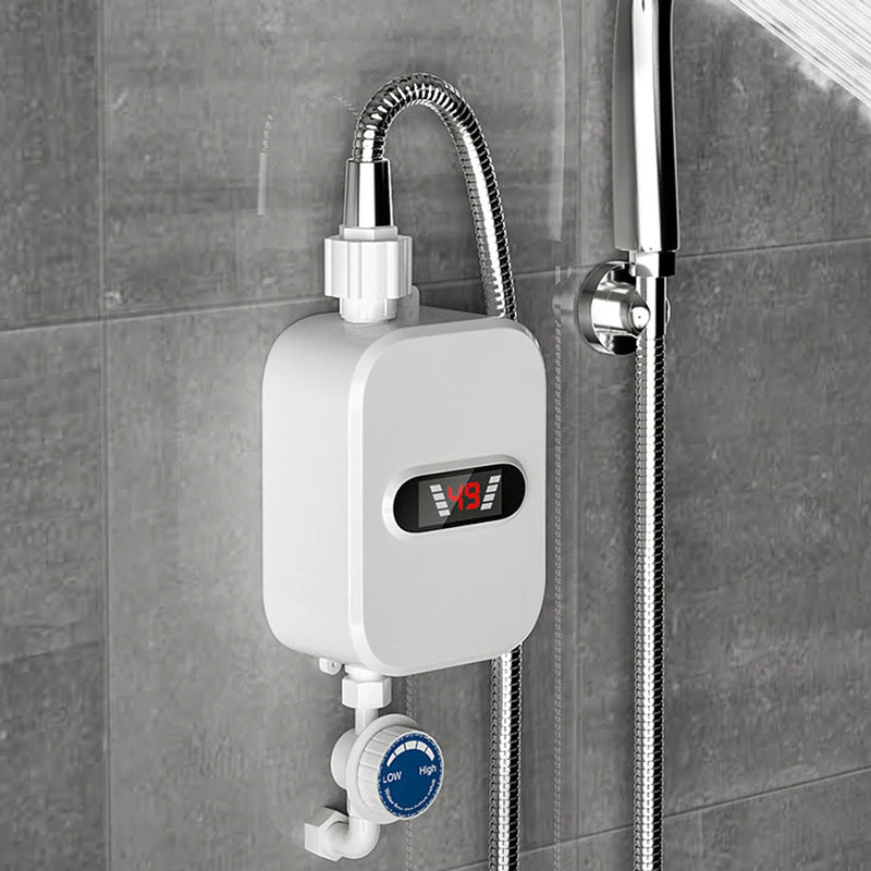 220V/110V 3500W instant electric water heater fast heating mini small electric kitchen treasure thermostatic shower shower set - Julia M LifeStyles