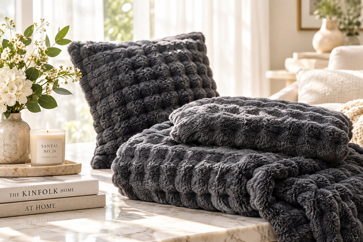 Stillhaven Double-Sided Sofa Throw Blanket