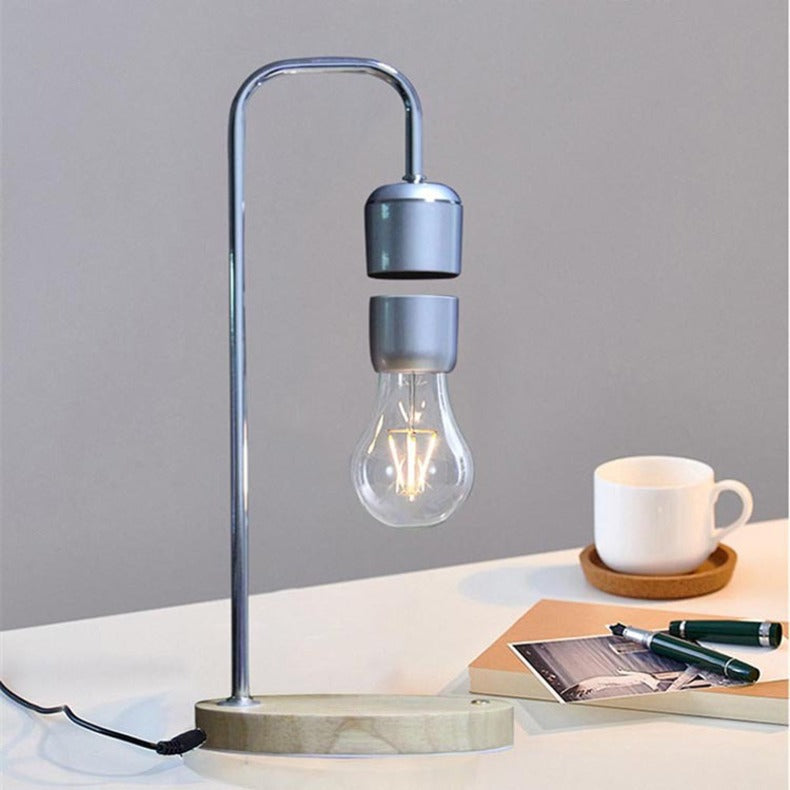 Magnetic Levitation Wireless Charging Desk Lamp with Bluetooth Speaker Julia M Home & Kitchen