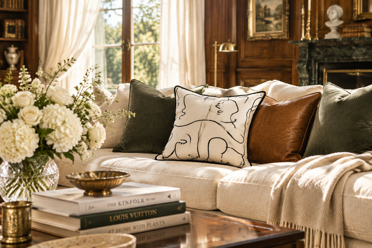 Linework Atelier Cushions & Pillow Inserts