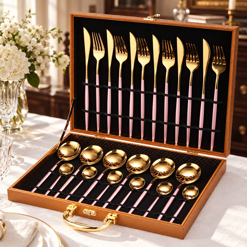 Palette 24-Piece Stainless Steel Flatware Set