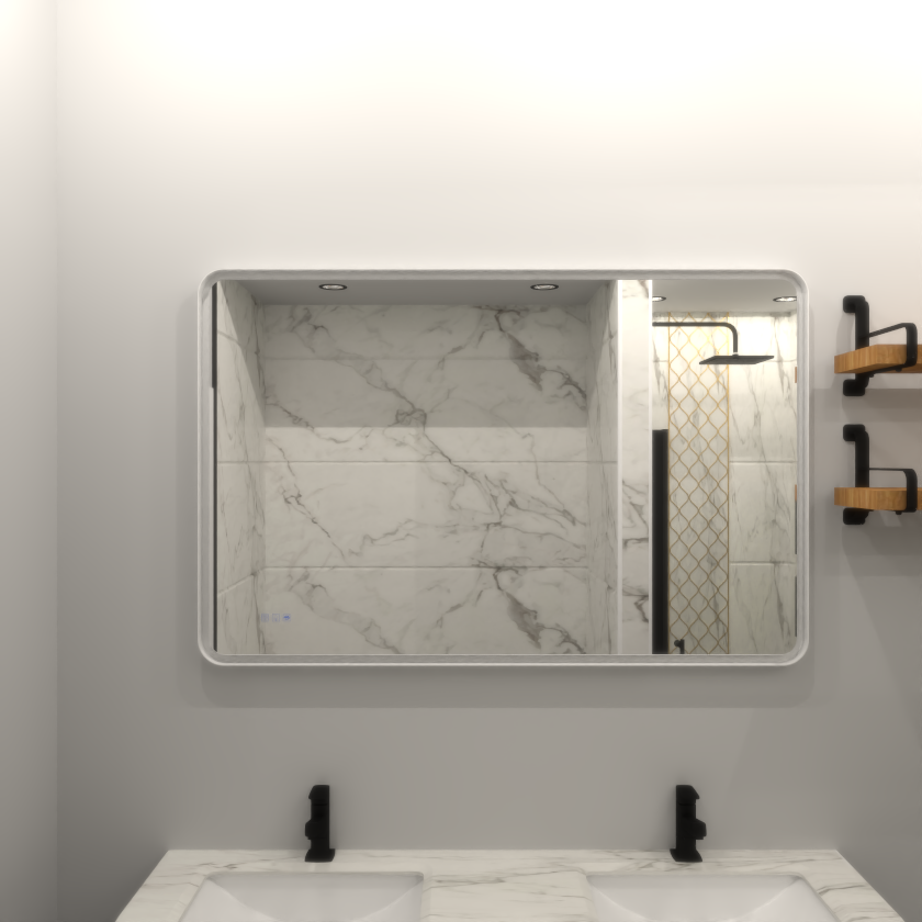 BATHROOM LED MIRROR Julia M Home & Kitchen